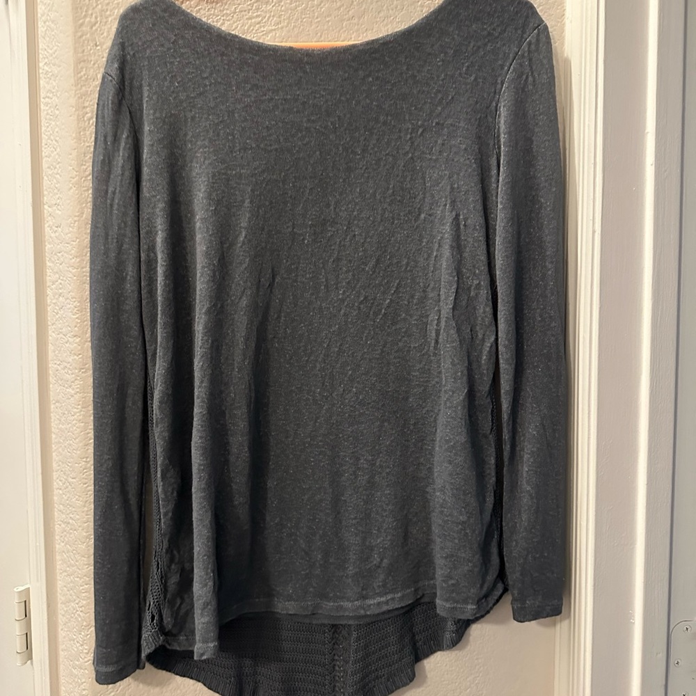 gray/blue blouse - Picture 2 of 4